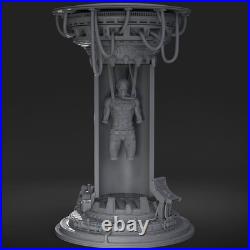 Darth Vader 3D Printed Figure, Iconic Star Wars Sith Lord Collectible, Unpainted