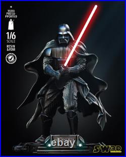 Darth Vader 3D Printed Figure, Star Wars Sith Lord Collectible Statue, Unpainted