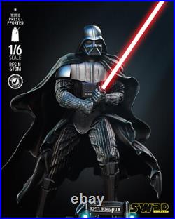 Darth Vader 3D Printed Figure, Star Wars Sith Lord Collectible Statue, Unpainted