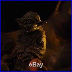 Diorama ENCOUNTER WITH YODA ON DAGOBAH STAR WARS EPISODE V by figure artist
