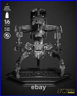 Droideka 3D Printed Figure, Star Wars Battle Droid Collectible, Unpainted