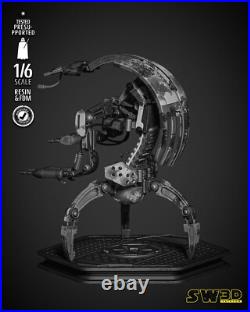 Droideka 3D Printed Figure, Star Wars Battle Droid Collectible, Unpainted