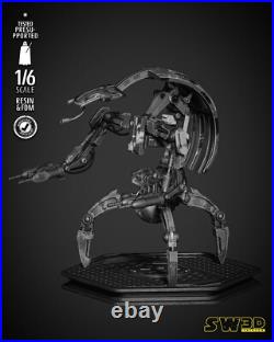 Droideka 3D Printed Figure, Star Wars Battle Droid Collectible, Unpainted