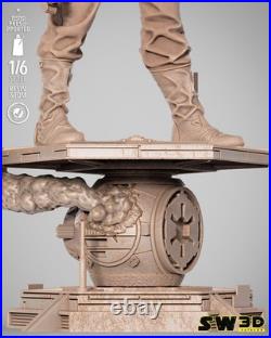 Elite TIE Fighter Pilot Star Wars 3D Printed Figure, Unpainted Imperial Pilot