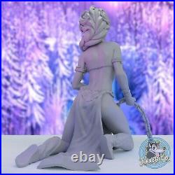 Elsa Slave Frozen Princess 14.5 Figure Custom Resin Model Kit DIY Paint Statue