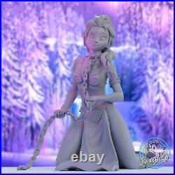 Elsa Slave Frozen Princess 14.5 Figure Custom Resin Model Kit DIY Paint Statue
