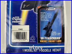 Estes SR-71 Blackbird # 1942 Model Rocket 2009 Skill Level 2 Version Sealed