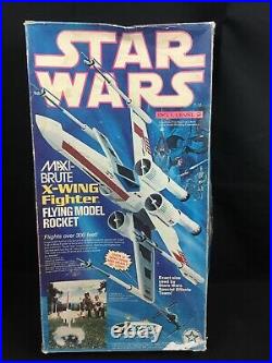 Estes Star Wars Maxi-Brute X-Wing Fighter flying model rocket (1977) kit