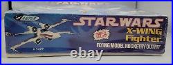 Estes flying model rocket Star Wars X-Wing Fighter Outfit 1422 vintage lot of 3