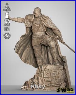 Exar Kun Star Wars 3D Printed Figure, Unpainted Sith Lord Model Kit