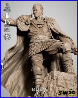 Exar Kun Star Wars 3D Printed Figure, Unpainted Sith Lord Model Kit