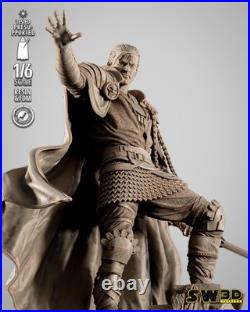 Exar Kun Star Wars 3D Printed Figure, Unpainted Sith Lord Model Kit