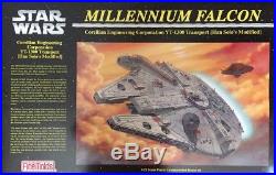 FINE MOLDS Star Wars 1/72 Millennium Falcon Model Kit With Resin Han In Carbonate