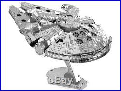 Fascinations Authentic Metal Star Wars Millennium Falcon 3D Laser Cut Model Kit