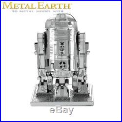 Fascinations Metal Earth Star Wars XXL Display Promo R2D2 3D Model Unassembled