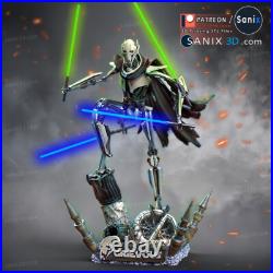 General Grievous Star Wars resin scale model kit unpainted 3d print