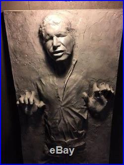 HAN SOLO in CARBONITE COMPLETE 1 sheet 11 scale STAR WARS PROP