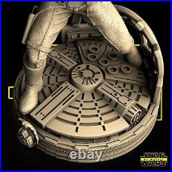 Han Solo resin scale model kit unpainted 3d print