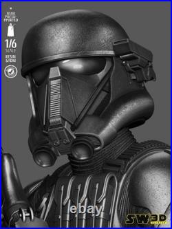 Imperial Death Trooper Sculpture(300mm)/3D Printed/Unpainted/Unassembled/GK