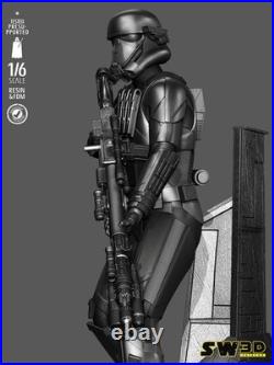Imperial Death Trooper Sculpture(300mm)/3D Printed/Unpainted/Unassembled/GK