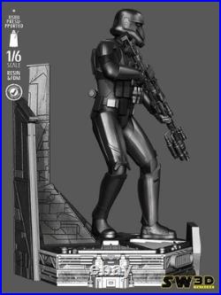 Imperial Death Trooper Sculpture(300mm)/3D Printed/Unpainted/Unassembled/GK