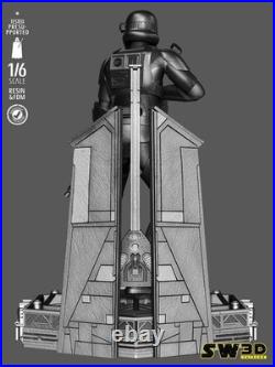 Imperial Death Trooper Sculpture(300mm)/3D Printed/Unpainted/Unassembled/GK