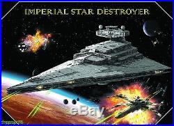 Imperial Star Destroyer Zvezda + Backlight Set, New In Box