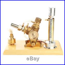 Innovative Hot Air Stirling Engine Model Toy Micro Motor V-Engine Motor Lamp 10V