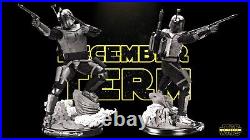 JANGO FETT Temuera Morrison Statue Star Wars Clone Wars Resin Model Kit