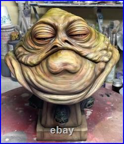 Jabba The Hutt Limited Edition Resin Model Kit Bust 9 Tall Rare Star Wars HTF