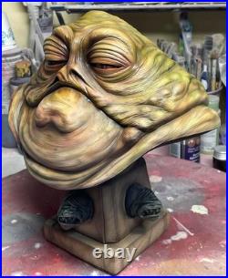 Jabba The Hutt Limited Edition Resin Model Kit Bust 9 Tall Rare Star Wars HTF