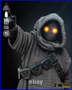 Jawas Action Figure, Iconic Star Wars Scavenger Collectible, Unpainted