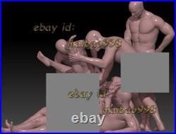 Jenna legs up and friends 3D Print Garage Kit Model Kit Unpainted Unassembled GK