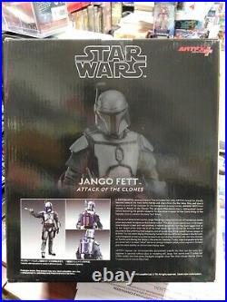 KOTOBUKIYA Star Wars JANGO FETT 1/10 Prepainted Model Kit NEW FACTORY SEALED