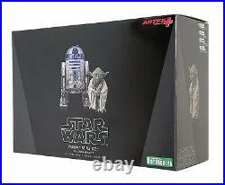 Kotobukiya Yoda & R2-D2 Dagobah Pack ARTFX+ 1/10th Scale Model Kit Statue