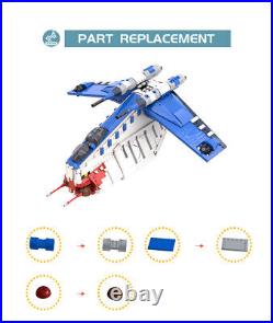 LAAT Muunilinst 10 Gunship Model Building Bricks Kit Helicopter Blocks Set Toys