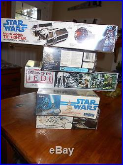 Lot Of 7 Star Wars / Return Of The Jedi Unopened Model Kits