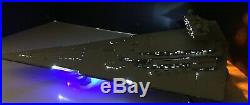 Large Star Destroyer model with led lighting
