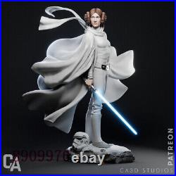 Leia Star Wars 3D Printing Unpainted Model GK Blank Kit Sculpture New In Stock