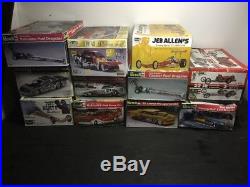 Lot Of 11 1/24 1/25 Funny Car Dragster Junkyard Model Kits (For Parts)