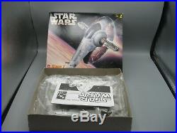 Lot of 7 AMT ERTL Star Wars Model Building Kit Star Destroyer, Slave 1, Jabba