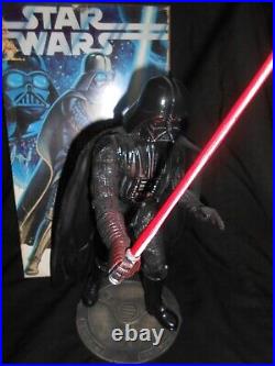 MPC Star Wars DARTH VADER Pro Built & Painted with Lightsaber & Box top