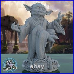 Master Yoda 11.1 Figure Custom Resin Model Kit DIY Paint Statue
