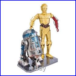 Metal Earth Star Wars R2-D2 & C-3PO 3D Laser Cut Metal Model Hobby Kit Gift Set