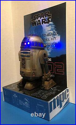 Mpc R2-d2 Artoo-detoo Model Kit Store Display Base Only