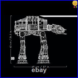 NEW DIY Star Wars AT-AT 6785pcs Building Bricks Display Model Holiday Toy Gift