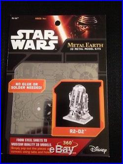 NIB- Lot of 11 Star Wars Metal Earth 3D Model Kits