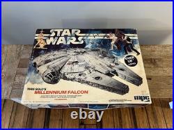 NOS Vintage 1979 Star Wars Unassembled Millennium Falcon Model Kit Illuminated