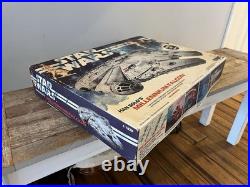 NOS Vintage 1979 Star Wars Unassembled Millennium Falcon Model Kit Illuminated