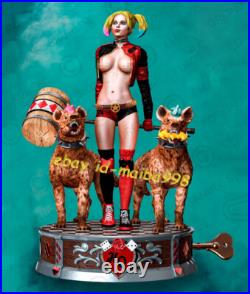 Naked Harley Quinn Hyenas 3D Print Garage Kit Model Kit Unpainted Unassembled GK